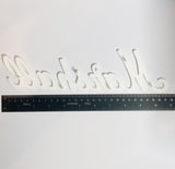 Marshall 11" OEM White Script Logo JCM800 JCM900 | LOGO-00005