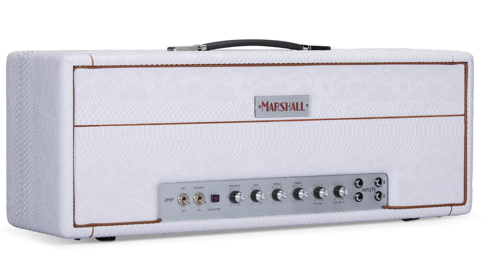 Bernie Marsden #3 Signature 1959HWBM & 1936VBM White Snakeskin - Nextorastore