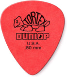 Dunlop Tortex Standard .50mm Red Guitar Pick - 12 Pack 418P.50