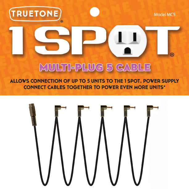 Truetone 1 Spot Multi-Plug 5 Cable - Nextorastore