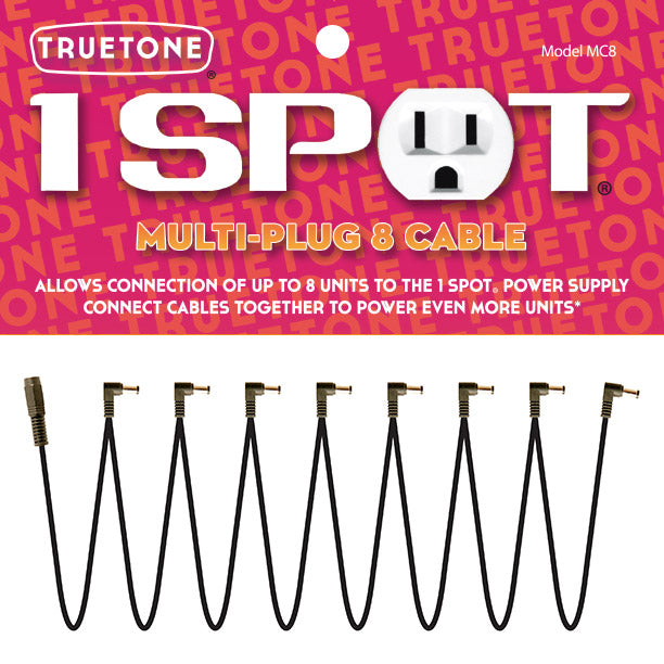 Truetone 1 Spot Multi-Plug 8 Cable - Nextorastore