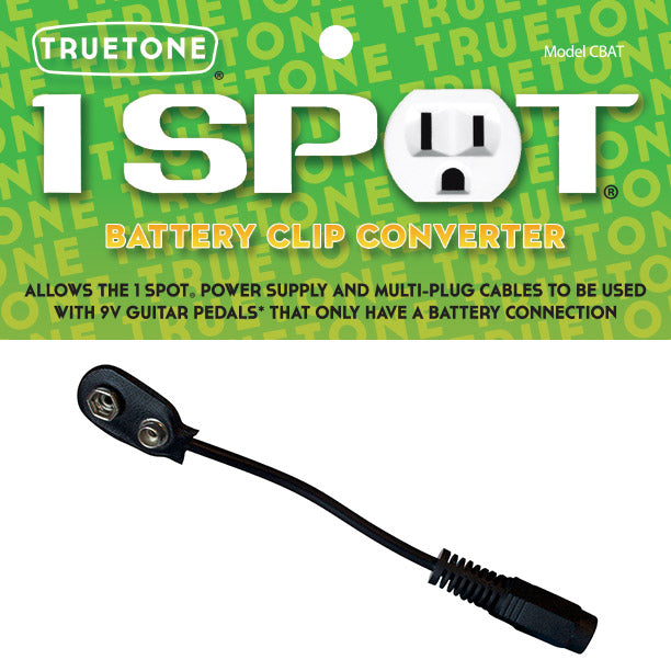 Truetone 1 Spot Battery Clip Converter - Nextorastore