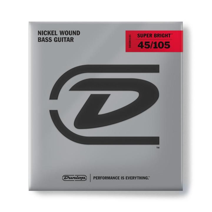 DUNLOP SUPER BRIGHT BASS STRINGS 45-105 - Nextorastore