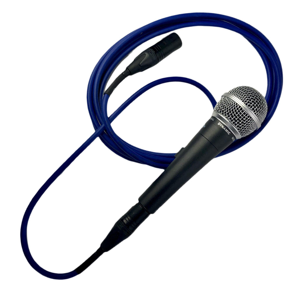 Nextorastore Pro Performance XLR Mic & Studio Cable ~ Blue Jacket
