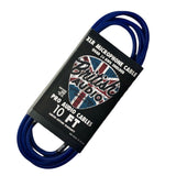 Nextorastore Pro Performance XLR Mic & Studio Cable ~ Blue Jacket
