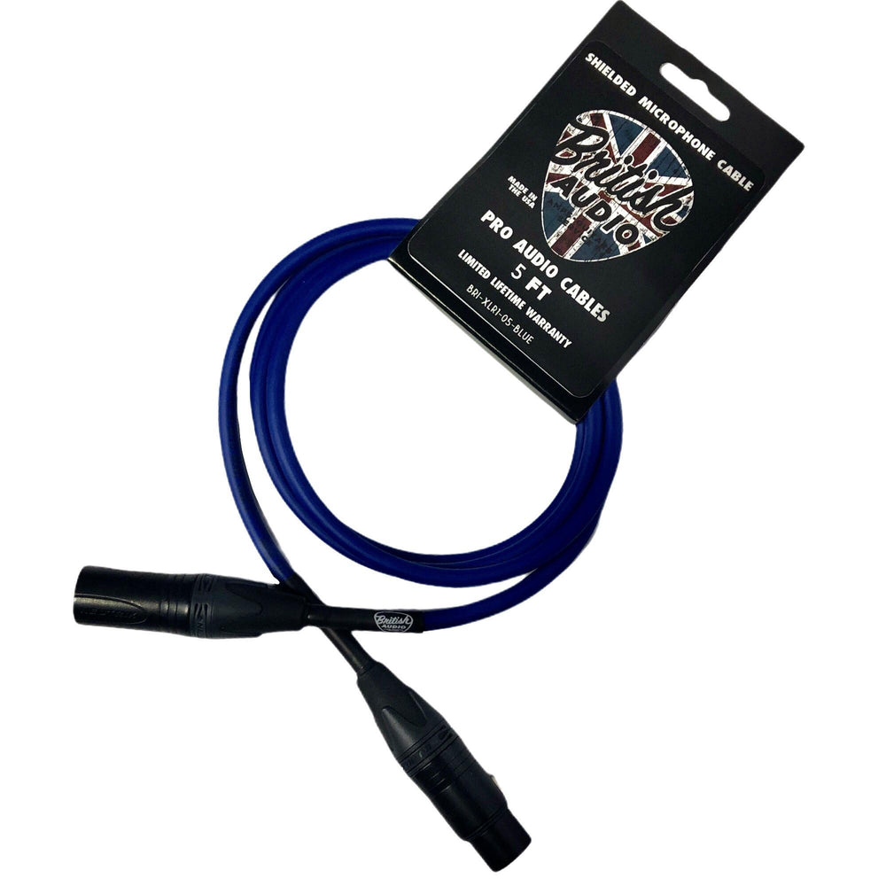 Nextorastore Pro Performance XLR Mic & Studio Cable ~ Blue Jacket