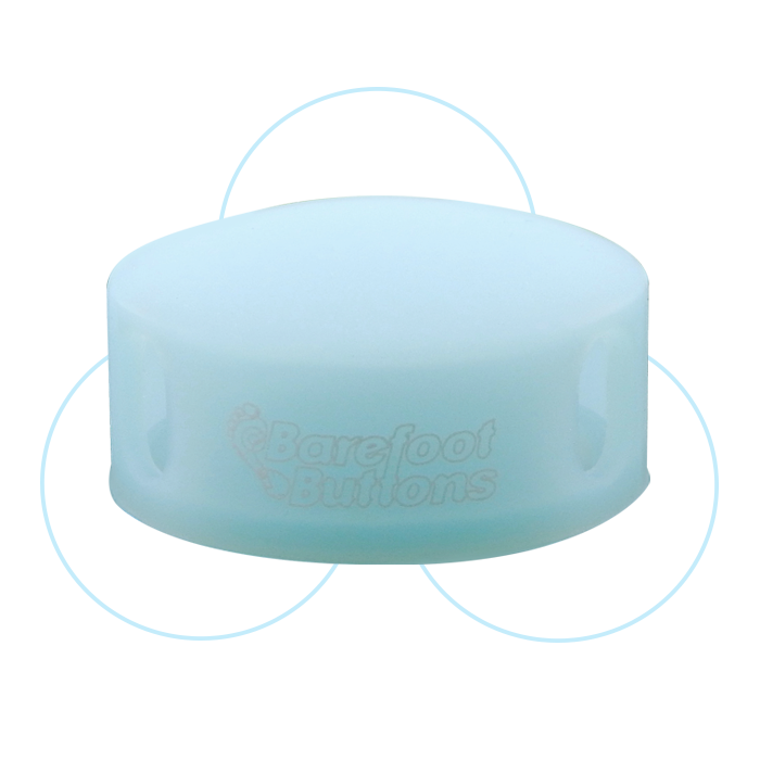 Barefoot Buttons Glowcaps - Light Blue - Nextorastore