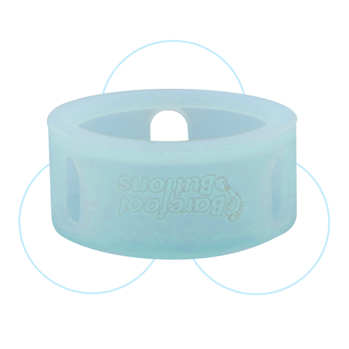 Barefoot Buttons Glowcaps - Light Blue - Nextorastore