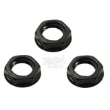 3 x Marshall Black Jack Nuts 1/4" | For MG, JCM 800, 900, 2000 Amplifiers (3-Pack)
