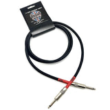 Reverse Polarity Speaker Cable for Kemper Kab - Straight to Straight (Black Jacket) 14 AWG 5ft - Nextorastore