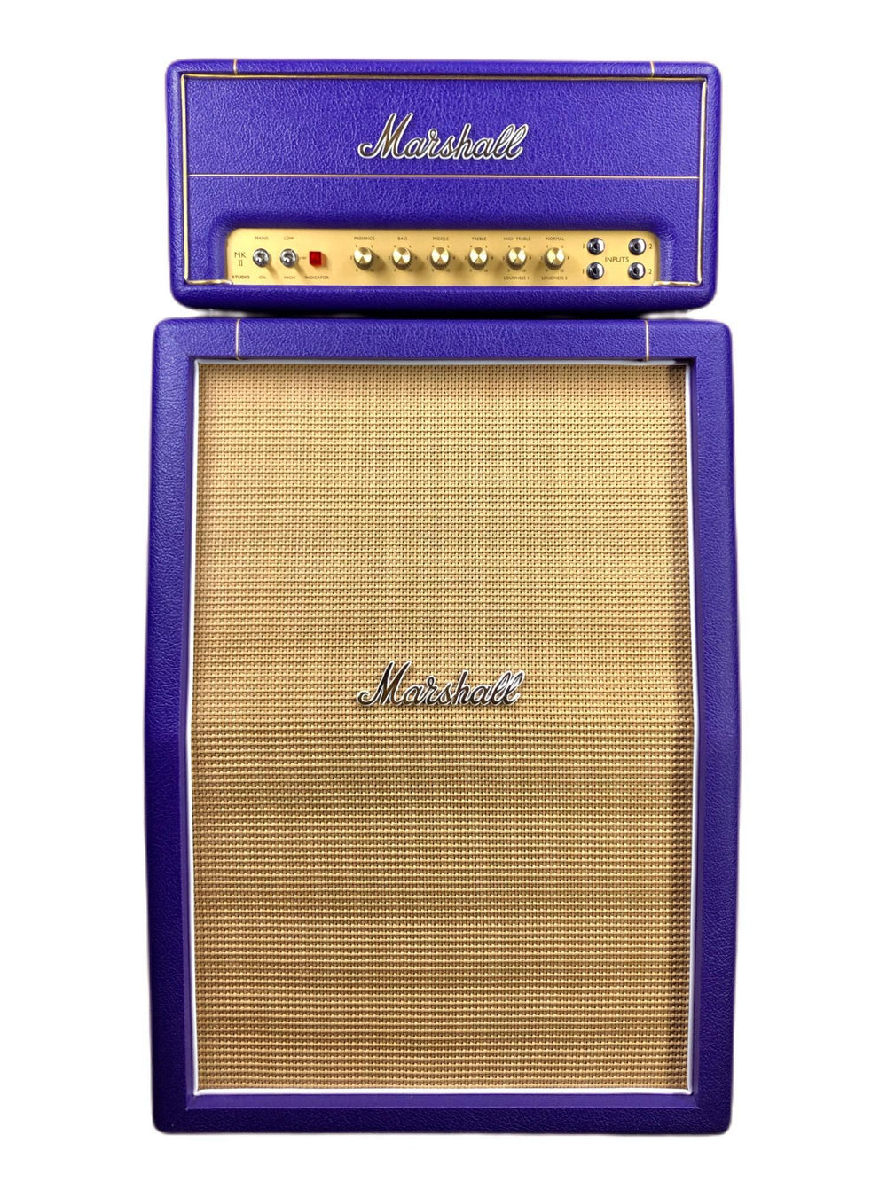 Marshall Studio Vintage "Purple Plexi" Head & 2x12 Vertical Cabinet Package | Nextorastore Exclusive