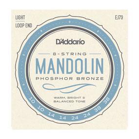 D'Addario EJ73 Mandolin Strings, Phosphor Bronze, Light, 10-38 - Nextorastore