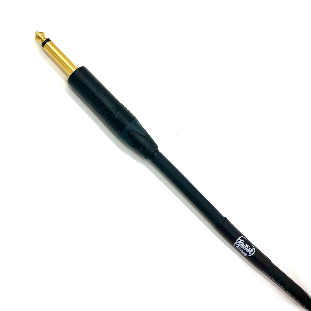 Nextorastore Pro Performance Silent Instrument Cable - Right Angle Silent to Straight (Black Jacket) - Nextorastore