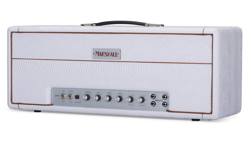 Bernie Marsden #3 Signature 1959HWBM & 1936VBM White Snakeskin - Nextorastore