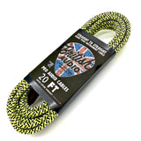 Nextorastore Pro Performance Silent Instrument Cable - Straight Silent to Straight (Trace Elliot Neon Green & Black Braid) - Nextorastore