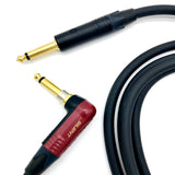 Nextorastore Pro Performance Silent Instrument Cable - Right Angle Silent to Straight (Black Jacket) - Nextorastore